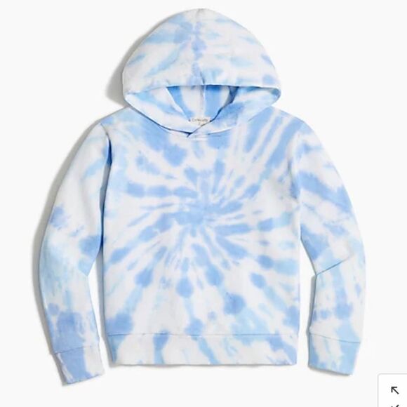 J. Crew Factory Girls' tie-dyed hoodie Item BA724 - Picture 1 of 2